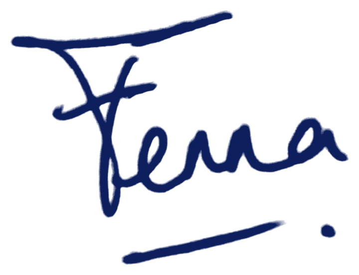 Handtekening van Fenna Zandvliet
