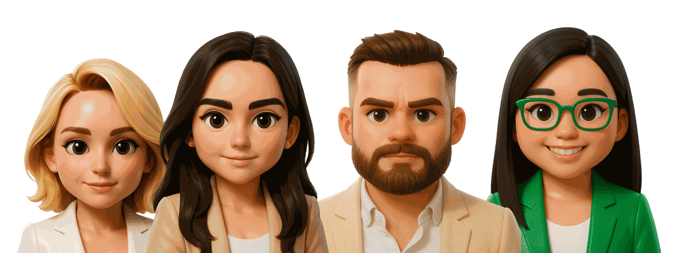 Emma, Max en Roos - AI agents