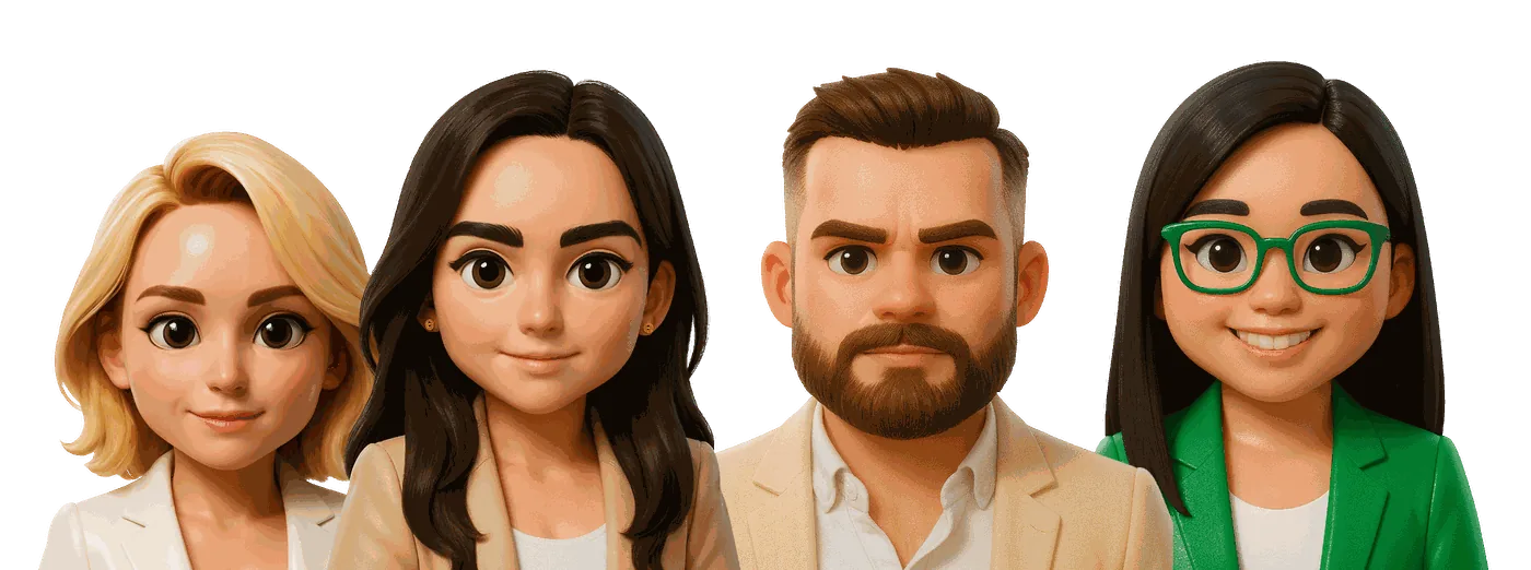 Emma, Max en Roos - AI agents